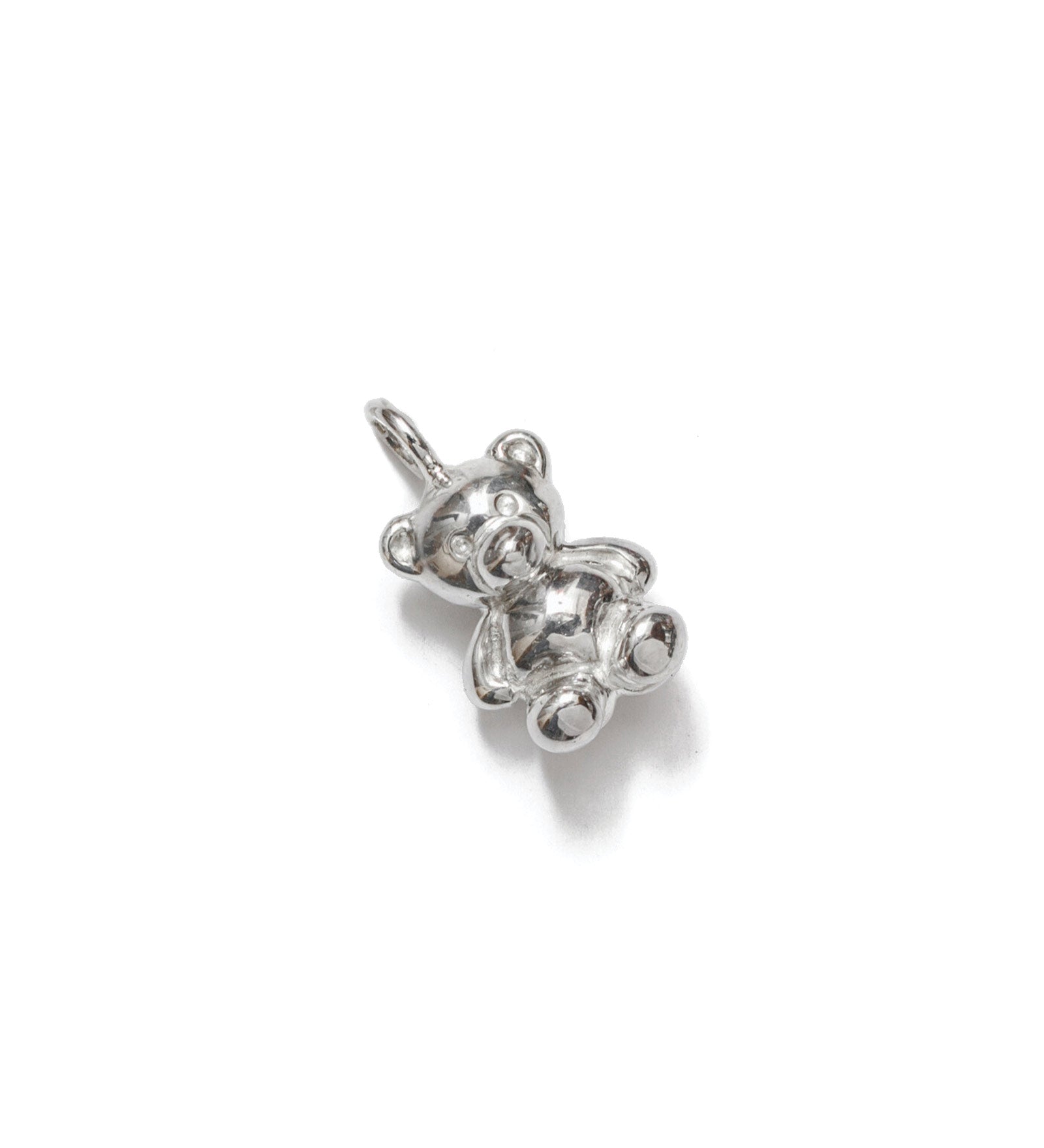 Mini Teddy Charm Sterling Silver