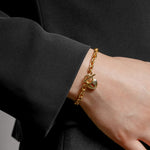 Heartlock Bracelet 14k Gold Plated