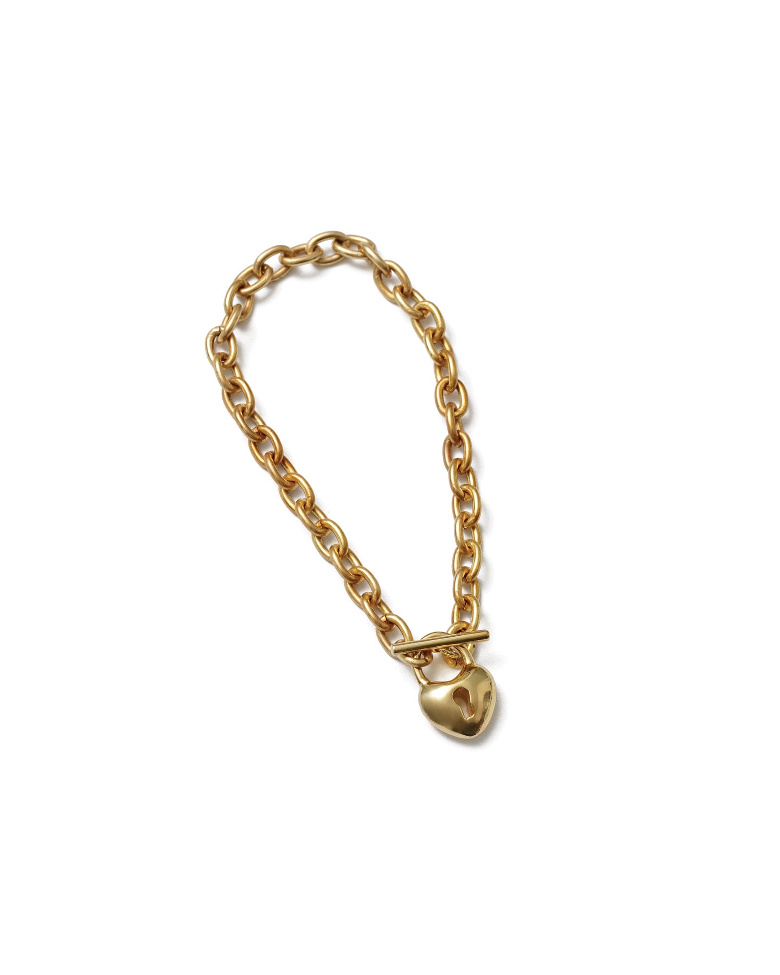 Heartlock Bracelet 14k Gold Plated