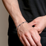 Caleb Bracelet Sterling Silver, Sodalite / 8"