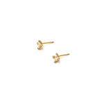 Josie Studs 14k Gold Plated, Seafoam Amethyst