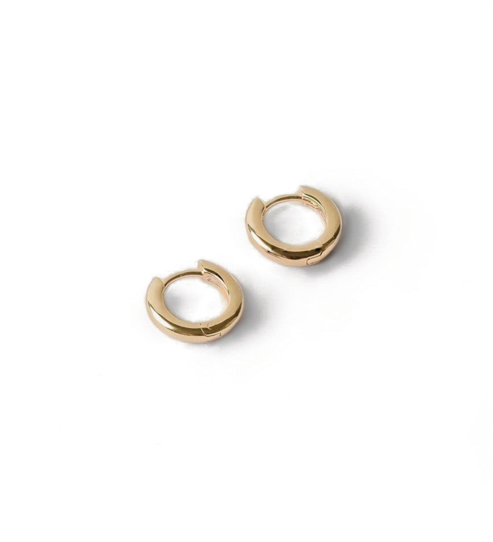 Small Huggie Hoops 14k Gold Plated