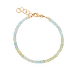 Gem Jar-Aquamarine Nugget Bracelet-Bracelets-14k Gold Filled, Aquamarine-Blue Ruby Jewellery-Vancouver Canada