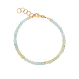 Gem Jar-Aquamarine Nugget Bracelet-Bracelets-14k Gold Filled, Aquamarine-Blue Ruby Jewellery-Vancouver Canada