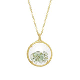 Catherine Weitzman-Birthstone Shaker Necklace I Small-Necklaces-18k Gold Vermeil, Peridot-Blue Ruby Jewellery-Vancouver Canada