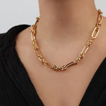 Martha Calvo-Bowery Necklace-Necklaces-14k Gold Plated-Blue Ruby Jewellery-Vancouver Canada