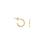 Kris Nations-Classic Hoop Earrings-Earrings-18k Gold Vermeil-Blue Ruby Jewellery-Vancouver Canada