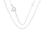 Valley of the Fine-Diamond Cut Cable Chain-Necklaces-10k White Gold-Blue Ruby Jewellery-Vancouver Canada