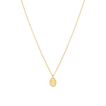 Scosha-Diamond Hamsa Necklace-Necklaces-14k Yellow Gold, Diamond-Blue Ruby Jewellery-Vancouver Canada