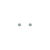 Leah Alexandra-Element Studs-Earrings-14k Gold Vermeil, Aquamarine-Blue Ruby Jewellery-Vancouver Canada