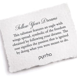 Pyrrha-Follow Your Dreams Talisman-Necklaces-Oxidized Sterling Silver-Blue Ruby Jewellery-Vancouver Canada