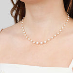 Poppy Rose-Graduated Pearl Strand Necklace-Necklaces-14k Gold Filled, Freshwater Pearls-Blue Ruby Jewellery-Vancouver Canada