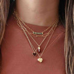 Kris Nations-Heart Locket-Necklaces-18k Gold Vermeil-Blue Ruby Jewellery-Vancouver Canada