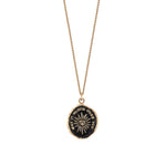 Pyrrha-Higher Power 14k Gold Talisman-Necklaces-14k Yellow Gold-Blue Ruby Jewellery-Vancouver Canada