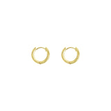 Tashi-Huggies I 15mm-Earrings-14k Gold Vermeil-Blue Ruby Jewellery-Vancouver Canada