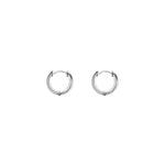 Tashi-Huggies I 15mm-Earrings-Sterling Silver-Blue Ruby Jewellery-Vancouver Canada