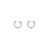 Tashi-Huggies I 15mm-Earrings-Sterling Silver-Blue Ruby Jewellery-Vancouver Canada