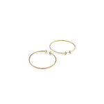 Jenny Bird-Icon Hoops | Medium-Earrings-14k Gold Plated-Blue Ruby Jewellery-Vancouver Canada