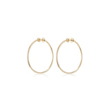 Jenny Bird-Icon Hoops | Medium-Earrings-14k Gold Plated-Blue Ruby Jewellery-Vancouver Canada