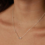 Tashi-Infinity Necklace-Necklaces-Sterling Silver-Blue Ruby Jewellery-Vancouver Canada