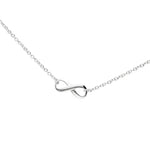 Tashi-Infinity Necklace-Necklaces-Sterling Silver-Blue Ruby Jewellery-Vancouver Canada