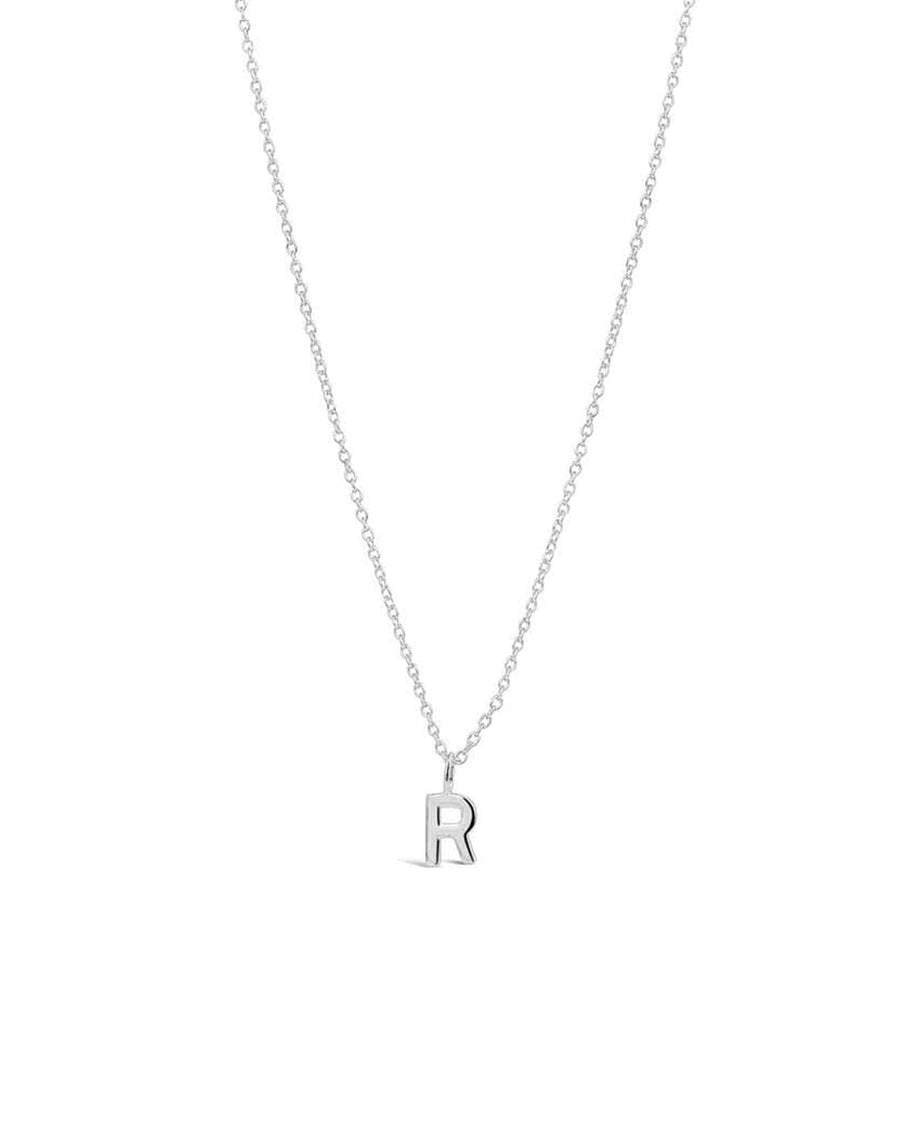 Sterling silver r deals necklace