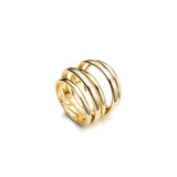 Alexis Bittar-Layered Ring-Rings-14k Gold Plated-6-Blue Ruby Jewellery-Vancouver Canada