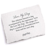 Pyrrha-Love My Dog Necklace-Necklaces-Blue Ruby Jewellery-Vancouver Canada