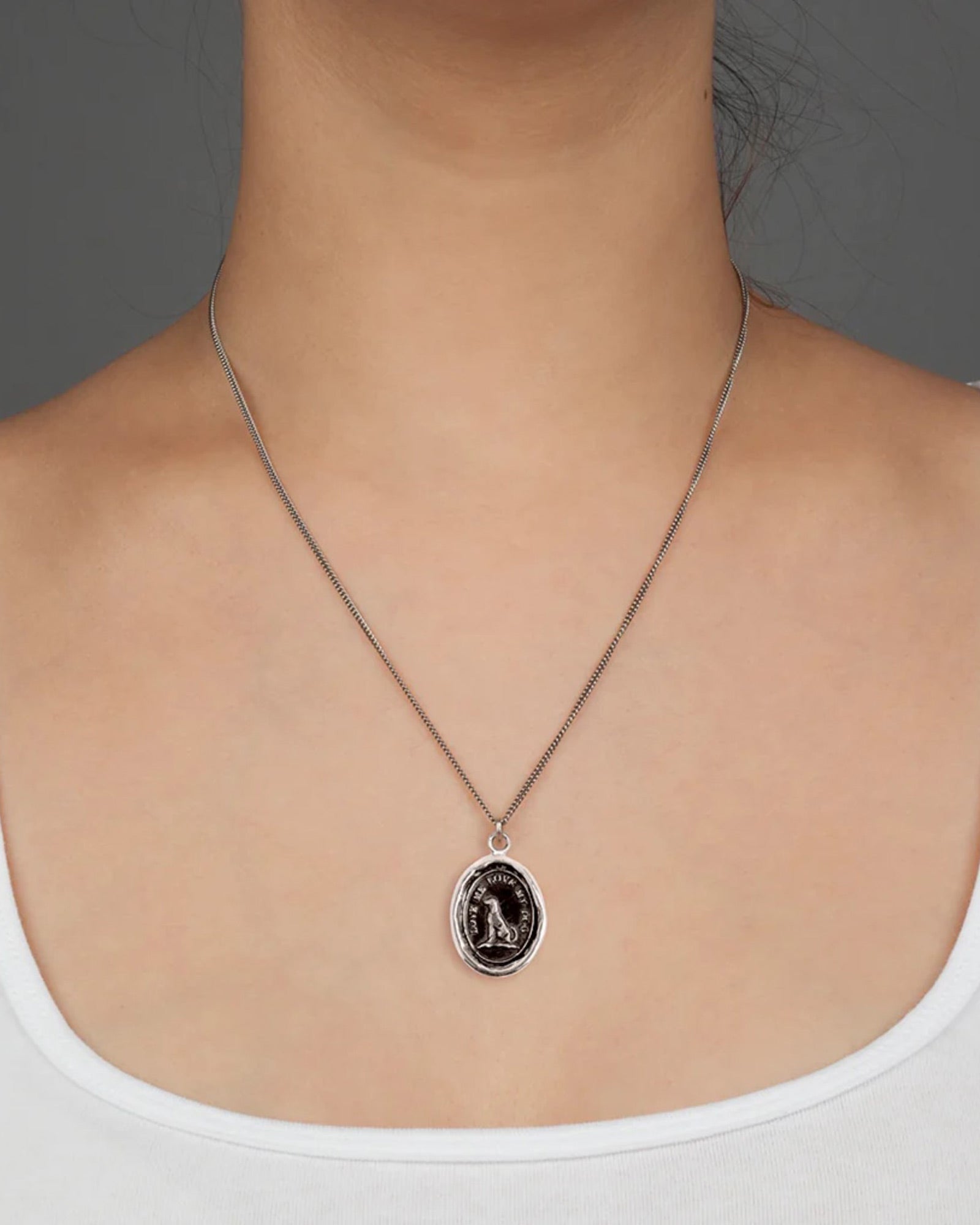 Pyrrha-Love My Dog Necklace-Necklaces-Blue Ruby Jewellery-Vancouver Canada