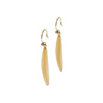 Alexis Bittar-Lucite Sliver Wire Earrings-Earrings-14k Gold Plated, Gold Lucite-Blue Ruby Jewellery-Vancouver Canada