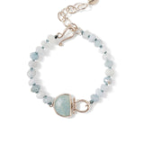 Chan Luu-Luna Bracelet-Bracelets-Sterling Silver, Aquamarine-Blue Ruby Jewellery-Vancouver Canada