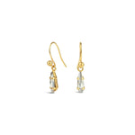 La Vie Parisienne-Marquise Crystal Hooks-Earrings-14k Gold Plated, Shade Crystal-Blue Ruby Jewellery-Vancouver Canada