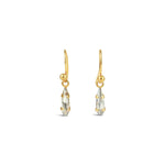 La Vie Parisienne-Marquise Crystal Hooks-Earrings-14k Gold Plated, Shade Crystal-Blue Ruby Jewellery-Vancouver Canada