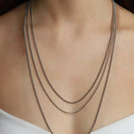 Pyrrha-Medium Curb Chain-Necklaces-Blue Ruby Jewellery-Vancouver Canada