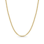 Zoe Chicco-Medium Diamond Cut Box Chain-Necklaces-14k Yellow Gold-Blue Ruby Jewellery-Vancouver Canada