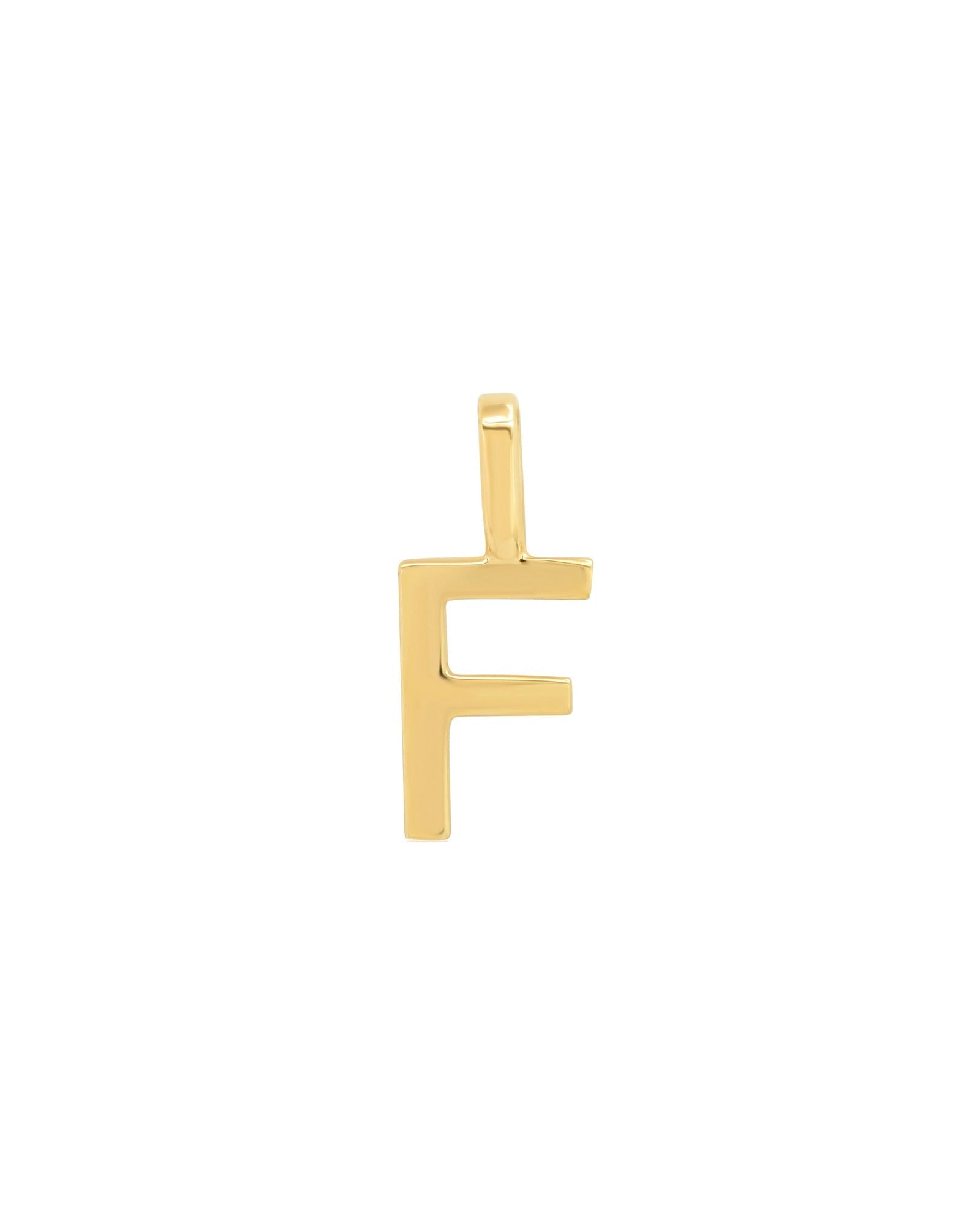 Tai Fine-Monogram Pendant-Necklaces-14k Yellow Gold-F-Blue Ruby Jewellery-Vancouver Canada