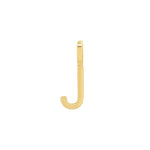 Tai Fine-Monogram Pendant-Necklaces-14k Yellow Gold-J-Blue Ruby Jewellery-Vancouver Canada