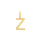 Tai Fine-Monogram Pendant-Necklaces-14k Yellow Gold-Z-Blue Ruby Jewellery-Vancouver Canada