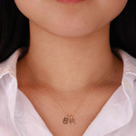 Tai Fine-Monogram Pendant-Necklaces-Blue Ruby Jewellery-Vancouver Canada