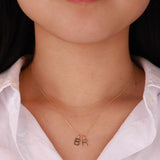 Tai Fine-Monogram Pendant-Necklaces-Blue Ruby Jewellery-Vancouver Canada