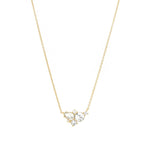 Olive & Piper-Napa Necklace-Necklaces-14k Gold Plated, Crystal-Blue Ruby Jewellery-Vancouver Canada