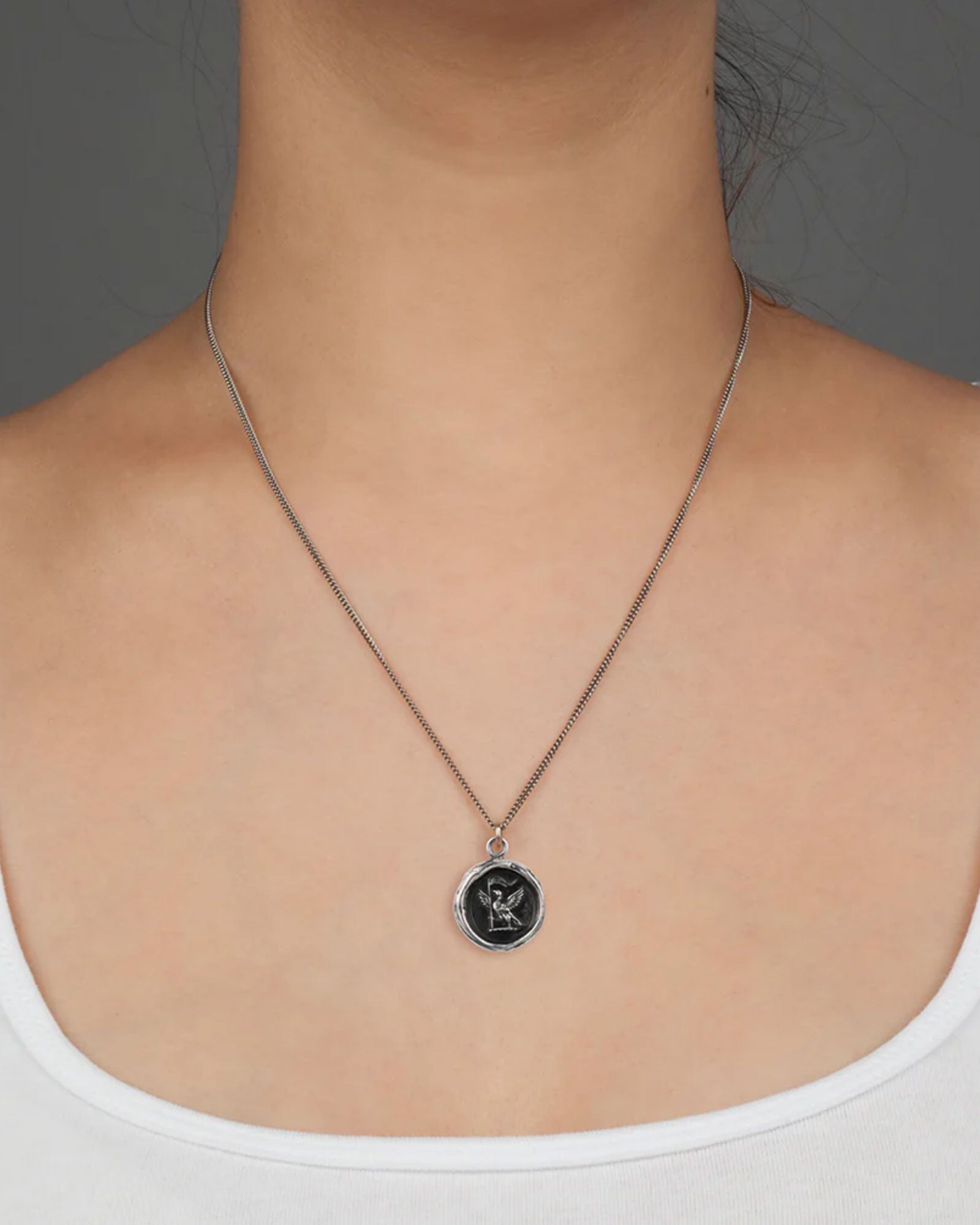 Pyrrha-Never Settle Necklace-Necklaces-Blue Ruby Jewellery-Vancouver Canada