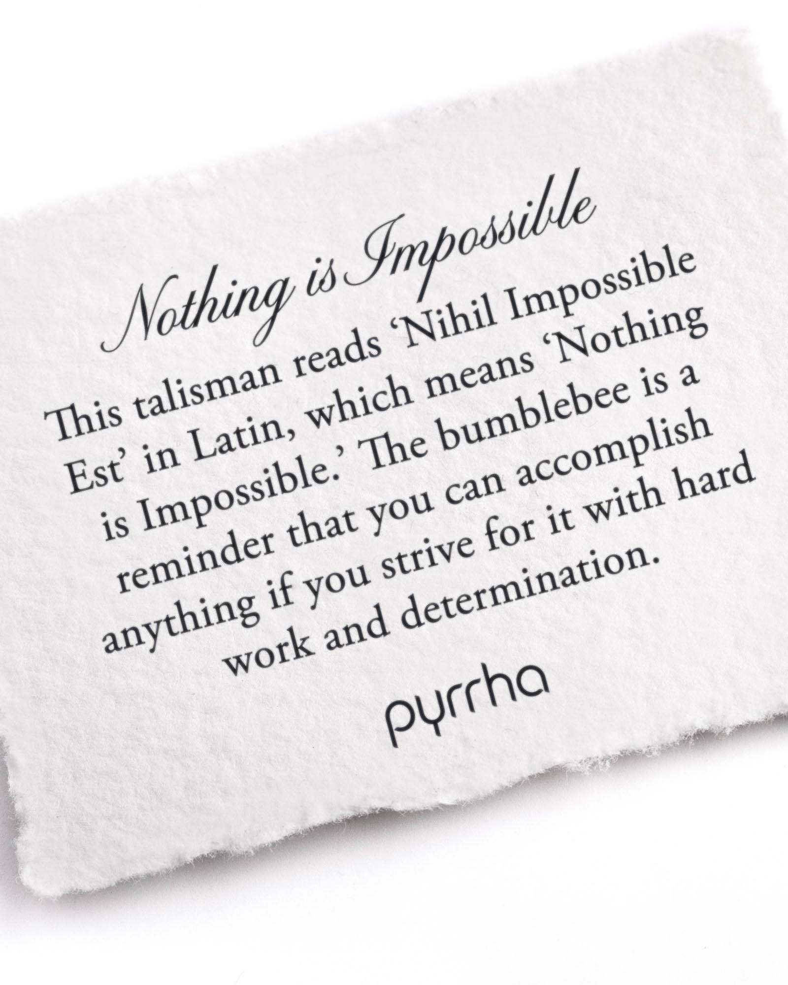 Pyrrha-Nothing is Impossible Talisman-Necklaces-Oxidized Sterling Silver-Blue Ruby Jewellery-Vancouver Canada