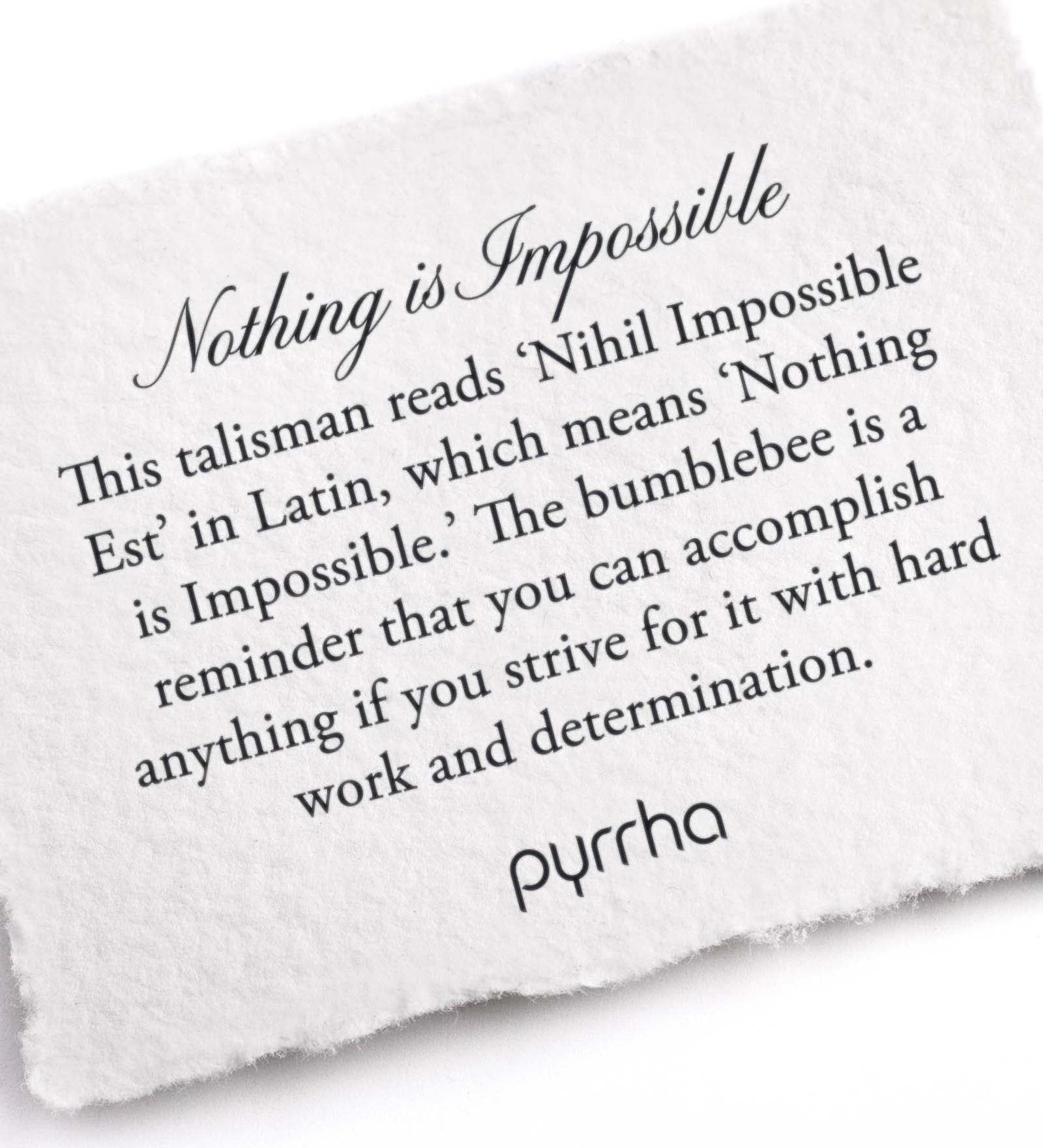 Pyrrha-Nothing is Impossible Necklace-Necklaces-Blue Ruby Jewellery-Vancouver Canada