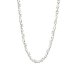 Olive & Piper-Ona Crystal Necklace-Necklaces-Silver-Tone, Crystal-Blue Ruby Jewellery-Vancouver Canada