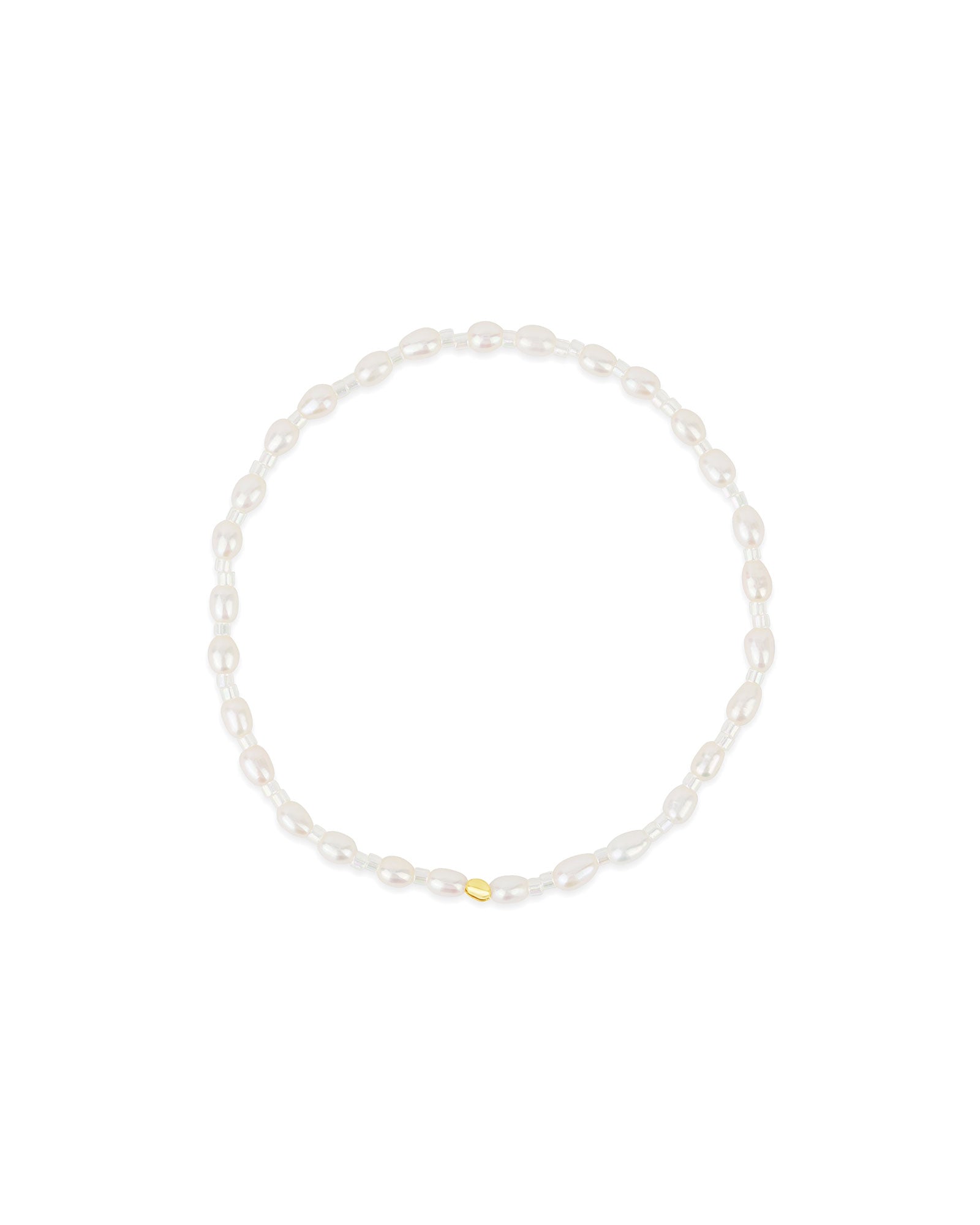 Cause We Care-Oval Pearl Miyuki Bracelet | 4mm-Bracelets-14k Gold-fill-Blue Ruby Jewellery-Vancouver Canada