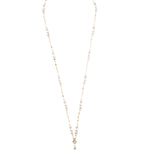 Chan Luu-Pearl Penina Pendant Necklace-Necklaces-18k Gold Vermeil-Blue Ruby Jewellery-Vancouver Canada