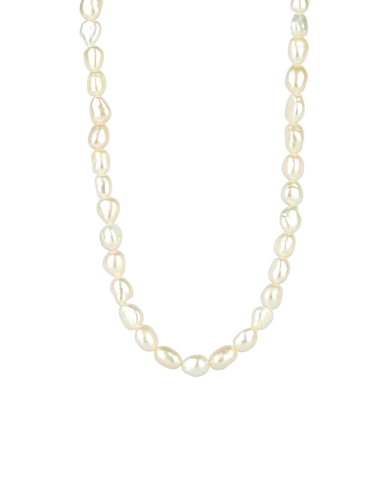 Finley & Wilder-Pearl Strand Necklace-Necklaces-Sterling Silver, Freshwater Pearl-Blue Ruby Jewellery-Vancouver Canada