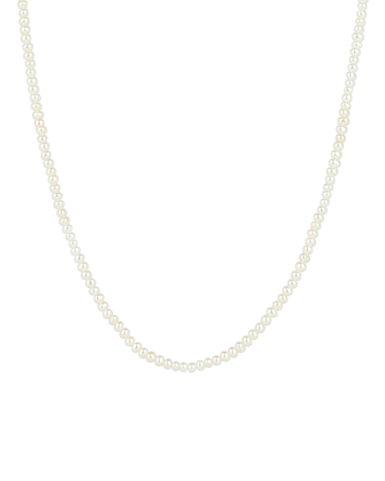 Poppy Rose-Pearl Strand Necklace I 2.5mm-Necklaces-14k Gold-fill, Freshwater Pearl-Blue Ruby Jewellery-Vancouver Canada