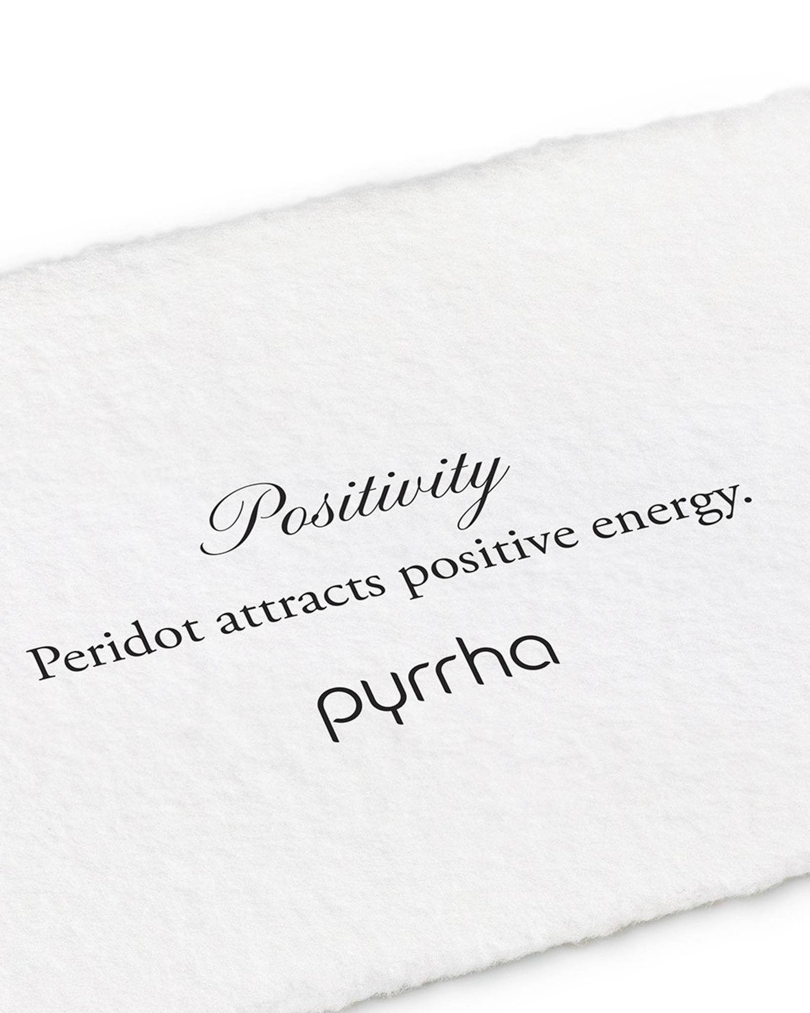 Pyrrha-Positivity Signature Attraction Charm-Necklaces-Sterling Silver, Peridot-Blue Ruby Jewellery-Vancouver Canada